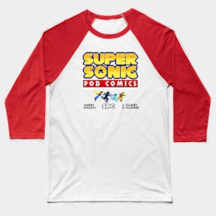 Super-SONIC "Hedgehog Day" retro pixelated Baseball T-Shirt